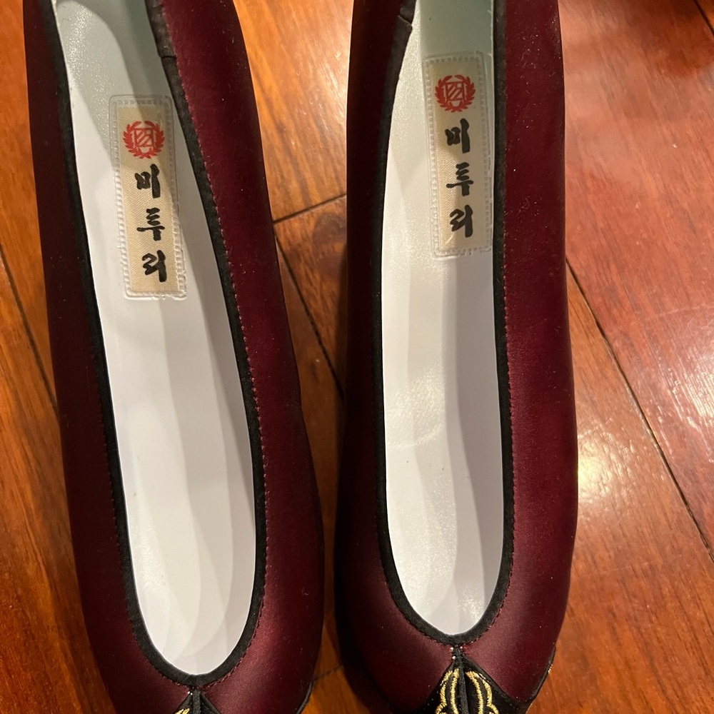 Elegant Burgundy Women's Shoes